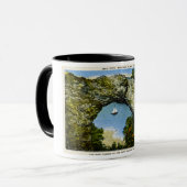 Mug Île de Mackinac de roche de voûte, Michigan (Devant gauche)