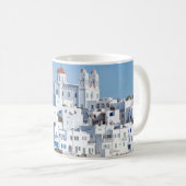 Mug Île de paros avec le village de naoussa (Devant droit)