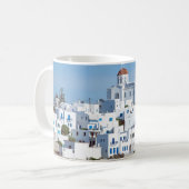 Mug Île de paros avec le village de naoussa (Devant gauche)