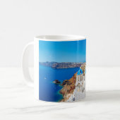 Mug Île de Santorini - caldeira, Grèce (Devant gauche)
