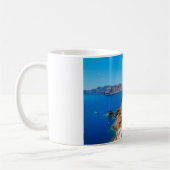 Mug Île de Santorini - caldeira, Grèce (Gauche)