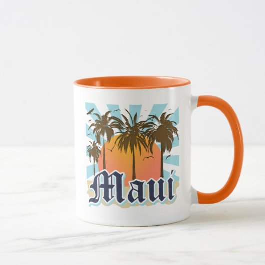 Mug Île de souvenir de Maui Hawaï (Droite)