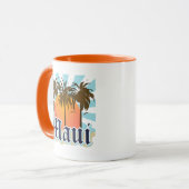 Mug Île de souvenir de Maui Hawaï (Devant gauche)