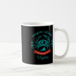 Mug Île de Tangier Virginie Pêche au Crabe Souvenir de