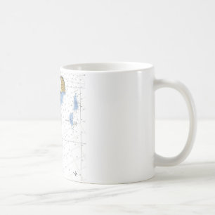 Mug Île de Washington, diagramme nautique de WI