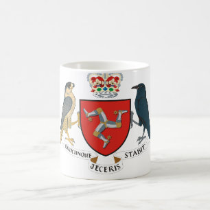 Mug île d'emblème de l'homme