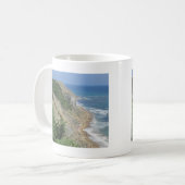 Mug Île du bloc des falaises de Mohegan (Devant gauche)