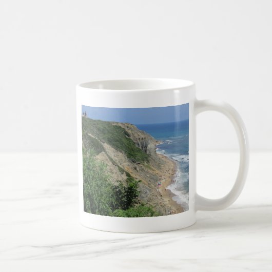 Mug Île du bloc des falaises de Mohegan (Droite)