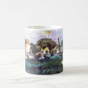 Mug Île du lac Érié de Mettre-n-Baie peignant #2