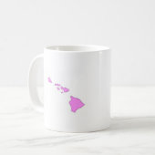 Mug île hawaïenne rose (Devant gauche)