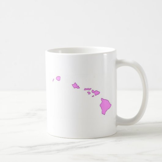 Mug île hawaïenne rose (Droite)