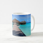 Mug Île-hôtel tropicale des Maldives (Devant droit)
