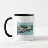 Mug Île Japonski - Potlatchers et autochtones de Sitka (Gauche)