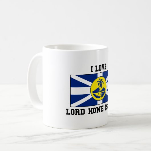 Mug Île Love Lord Howe (Devant gauche)