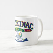 Mug Île Mackinac - Les détroits (Devant droit)