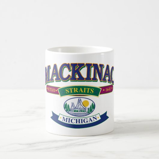 Mug Île Mackinac - Les détroits (Centre)