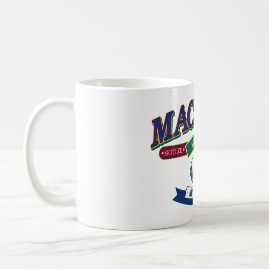 Mug Île Mackinac - Les détroits (Gauche)