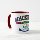 Mug Île Mackinac Les Détroits (Devant gauche)