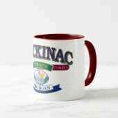 Mug Île Mackinac Les Détroits (Devant droit)