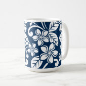MUG ÎLE PLUMERIA (BLEU FONCÉ) (Devant droit)