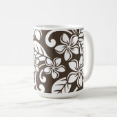 MUG ÎLE PLUMERIA (CAFÉ BROWN) (Devant droit)