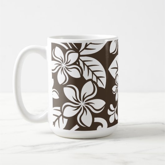 MUG ÎLE PLUMERIA (CAFÉ BROWN) (Gauche)