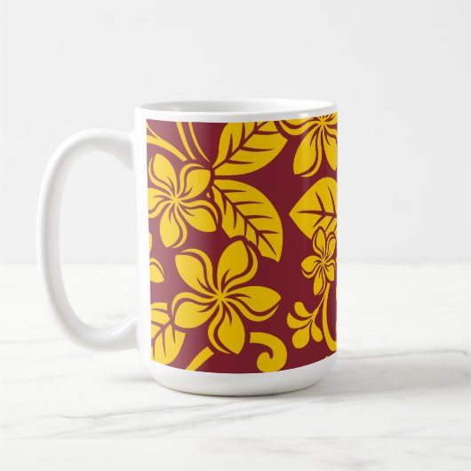 MUG ÎLE PLUMERIA (CARDINALGOLD) (Gauche)