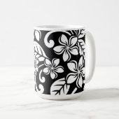 MUG ÎLE PLUMERIA (NOIR) (Devant droit)