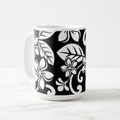 MUG ÎLE PLUMERIA (NOIR) (Devant gauche)