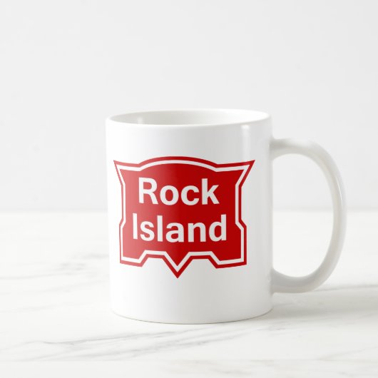 Mug Île rouge de roche (Droite)