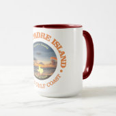 Mug Île South Padre (C) (Devant droit)