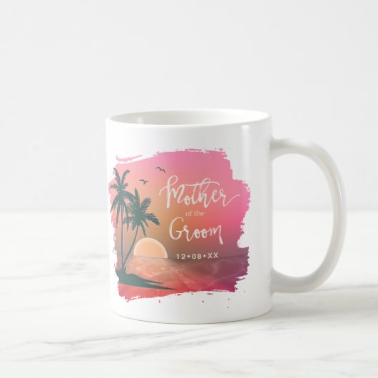 Mug Ile tropicale Mère de la chambre rose ID581 (Droite)