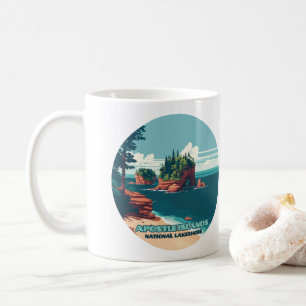 Mug Iles Apôtres National Lakeshore Wisconsin Rétro