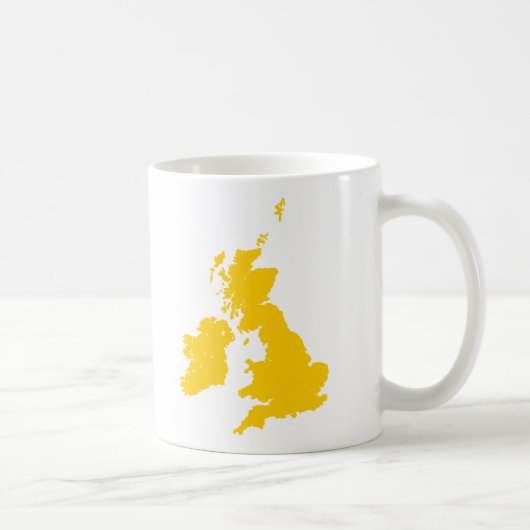 Mug Îles Britanniques - Ambre (Droite)