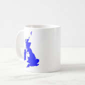 Mug Îles britanniques - Bleu (Devant gauche)