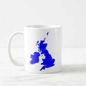 Mug Îles britanniques - Bleu (Gauche)