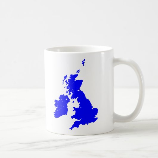 Mug Îles britanniques - Bleu (Droite)