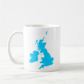 Mug Îles britanniques - Bleu pâle (Gauche)