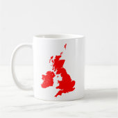 Mug Îles britanniques - Rouge (Gauche)