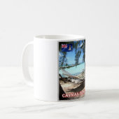 Mug Îles Caïmans - Rum Point - Panorama - (Devant gauche)