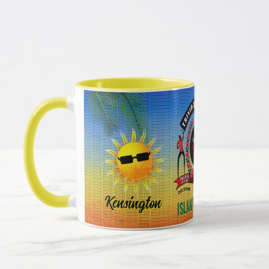 Mug Îles dans le souvenir Sun Trinbago (Gauche)