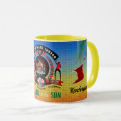 Mug Îles dans le souvenir Sun Trinbago (Devant droit)
