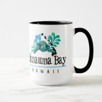 Îles d'Hawaï, tortue et fleur de ketmie