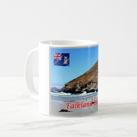 Mug Îles Falkland - (Devant gauche)