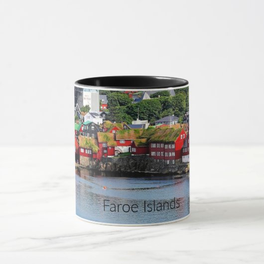 Mug Îles Féroé, vue panoramique sur Torshavn (Centre)