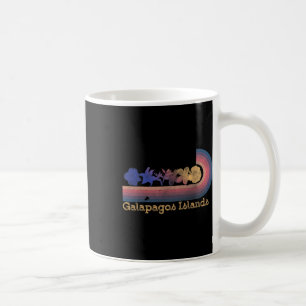 Mug Îles Galapagos Rétro Fleurs Tropicales Style 80's