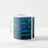 Mug Îles Hawaï et Tortue d'Hawaï (Devant gauche)