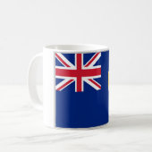 Mug Îles Turques et Caïques - Drapeau - (Devant gauche)