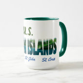 Mug Îles Vierges américaines (Devant droit)