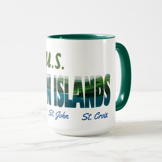 Mug Îles Vierges américaines (Devant droit)